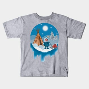 Christmas in the Far North Kids T-Shirt